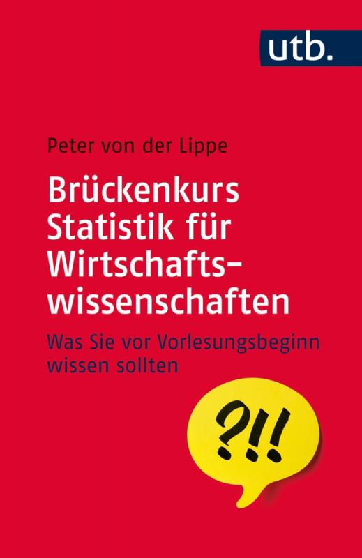 Cover-Bild Brückenkurs Statistik für Wirtschaftswissenschaften