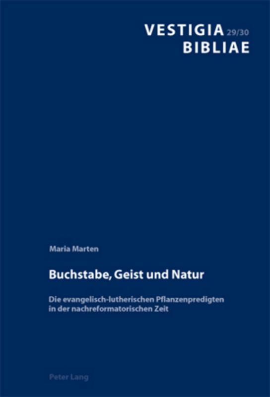Cover-Bild Buchstabe, Geist und Natur