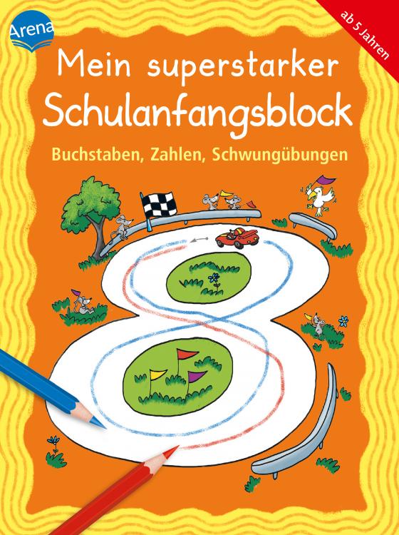 Cover-Bild Buchstaben, Zahlen, Schwungübungen