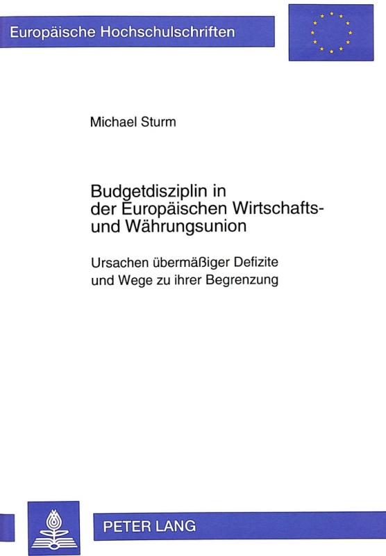 Cover-Bild Budgetdisziplin in der Europäischen Wirtschafts- und Währungsunion