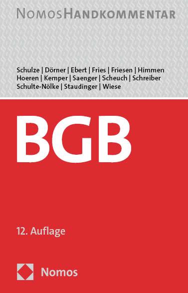 Cover-Bild Bürgerliches Gesetzbuch