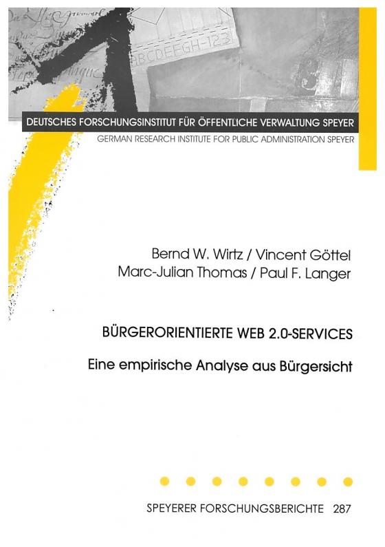 Cover-Bild Bürgerorientierte WEB 2.0-Services