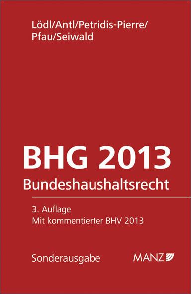 Cover-Bild Bundeshaushaltsrecht - BHG