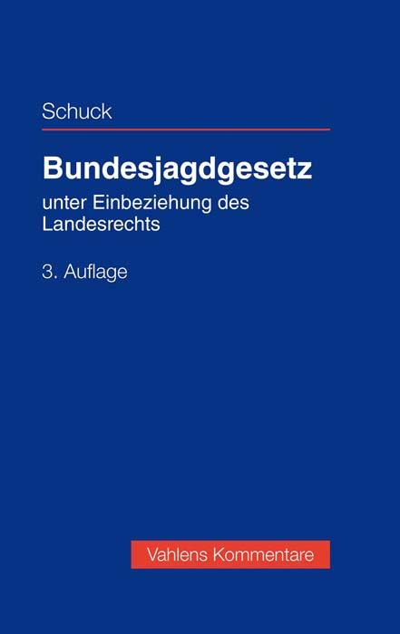 Cover-Bild Bundesjagdgesetz