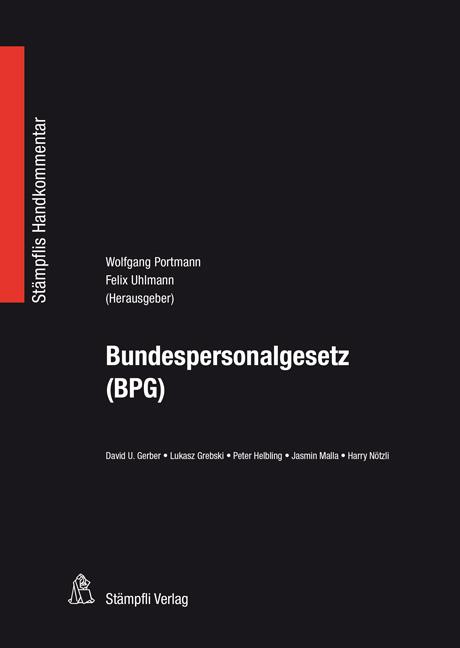 Cover-Bild Bundespersonalgesetz (BPG)