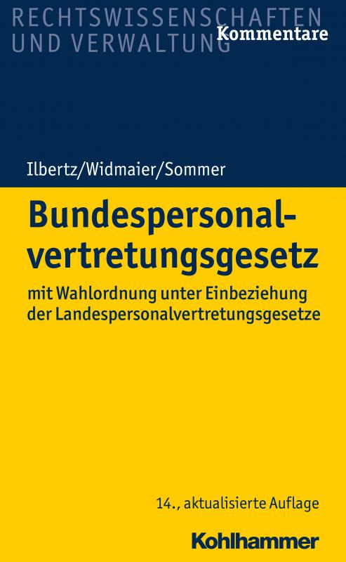 Cover-Bild Bundespersonalvertretungsgesetz