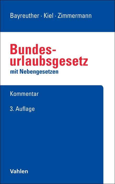 Cover-Bild Bundesurlaubsgesetz