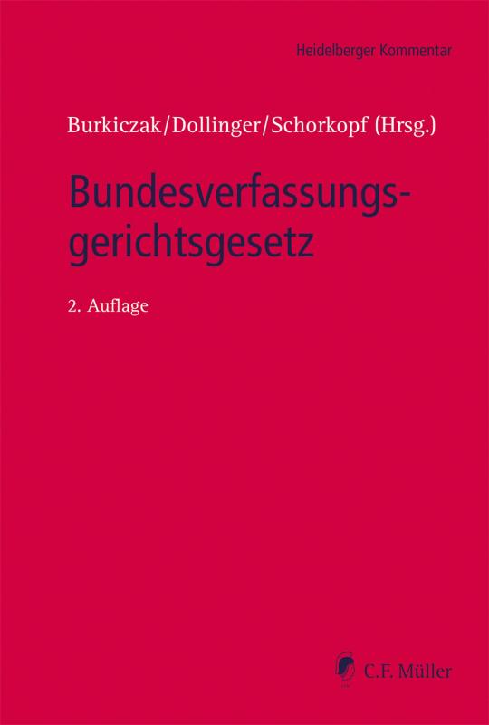 Cover-Bild Bundesverfassungsgerichtsgesetz, eBook