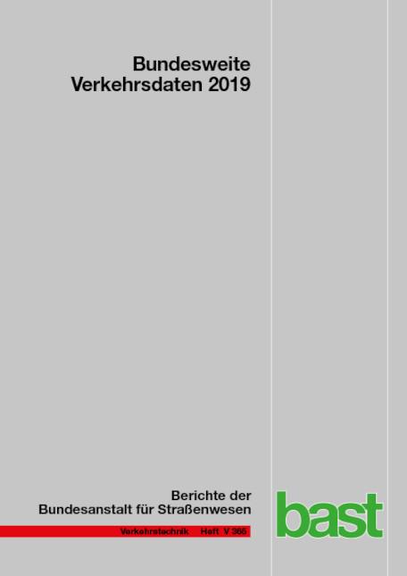 Cover-Bild Bundesweite Verkehrsdaten 2019