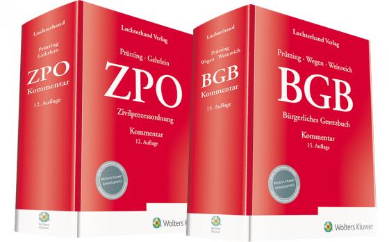 Cover-Bild Bundle BGB Kommentar 15. Auflage und ZPO Kommentar 12. Auflage