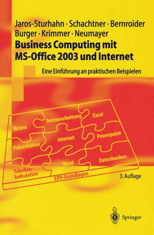 Cover-Bild Business Computing mit MS-Office 2003 und Internet