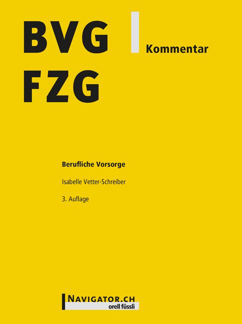 Cover-Bild BVG/FZG Kommentar