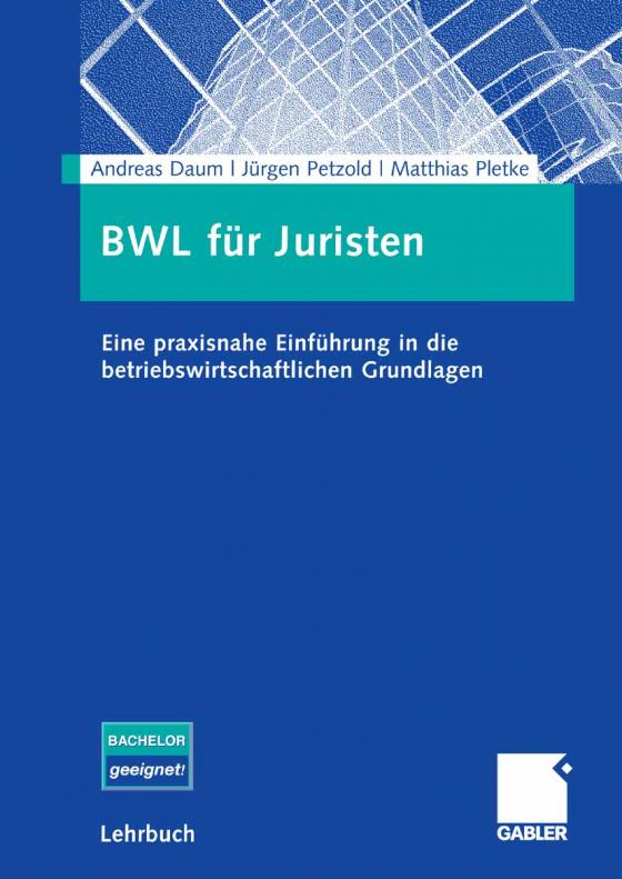 Cover-Bild BWL für Juristen