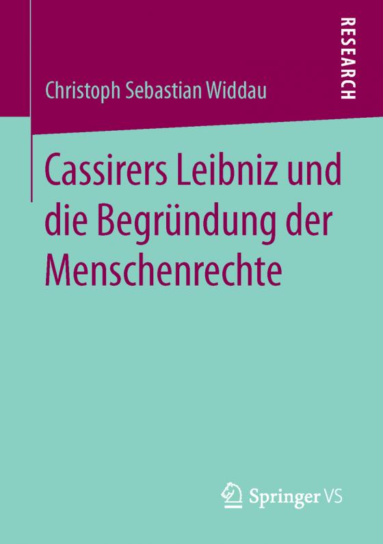 Cover-Bild Cassirers Leibniz und die Begründung der Menschenrechte
