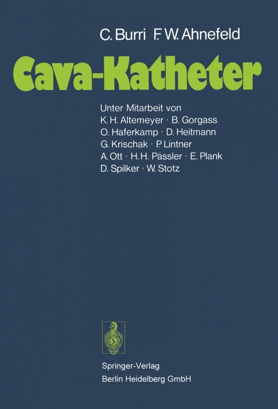 Cover-Bild Cava-Katheter