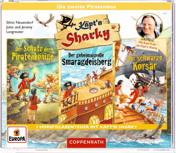 Cover-Bild CD-Hörspiel: Käpt'n Sharky – Die zweite Piratenbox (3 CDs)