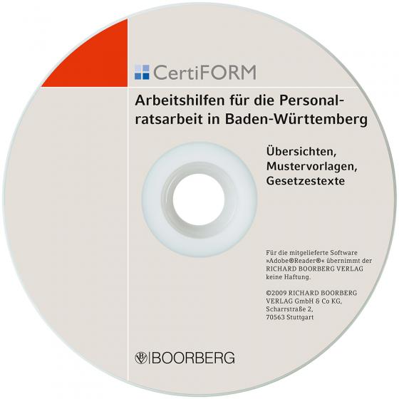 Cover-Bild CertiFORM, Arbeitshilfen für die Personalratsarbeit in Baden-Württemberg