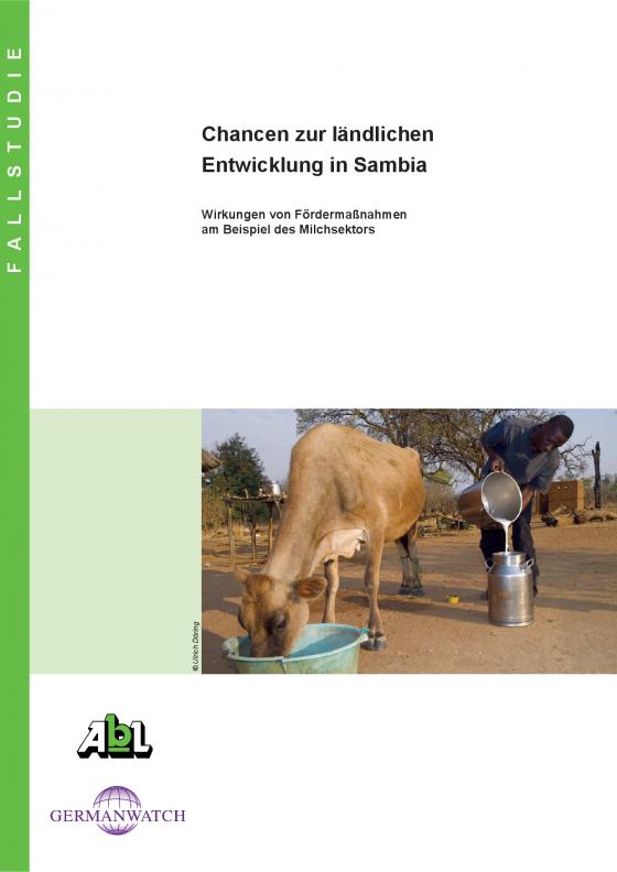 Cover-Bild Chancen zur ländlichen Entwicklung in Sambia