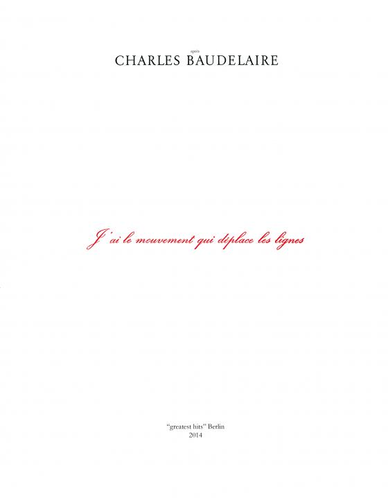 Cover-Bild ≠ CHARLES BAUDELAIRE