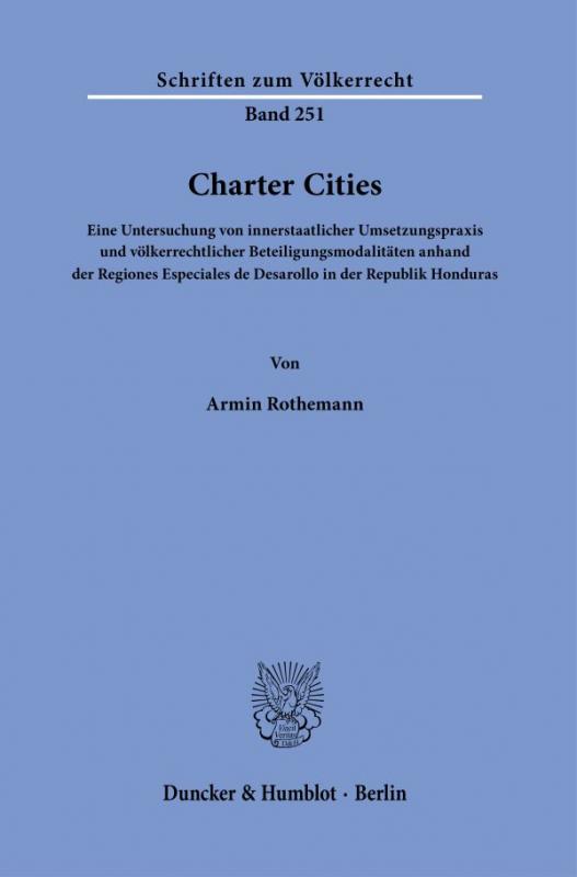 Cover-Bild Charter Cities.