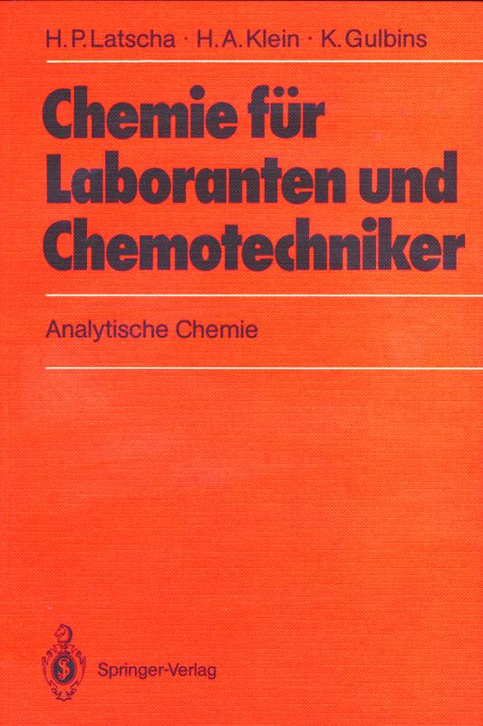 Cover-Bild Chemie für Laboranten und Chemotechniker