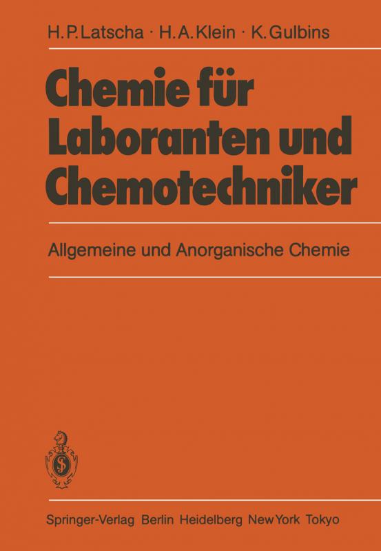 Cover-Bild Chemie für Laboranten und Chemotechniker