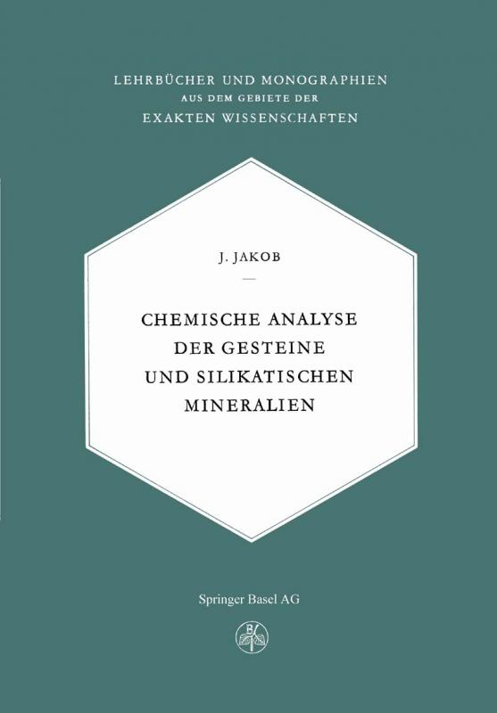 Cover-Bild Chemische Analyse der Gesteine und Silikatischen Mineralien