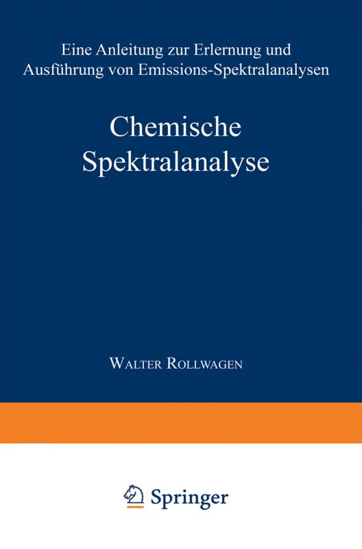 Cover-Bild Chemische Spektralanalyse