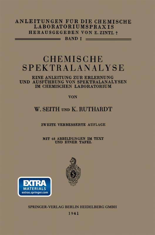 Cover-Bild Chemische Spektralanalyse