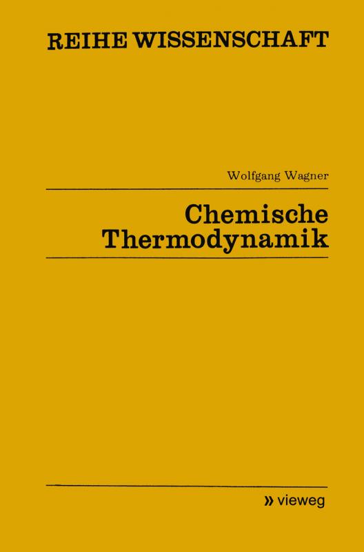 Cover-Bild Chemische Thermodynamik