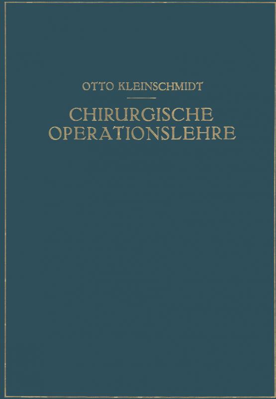 Cover-Bild Chirurgische Operationslehre