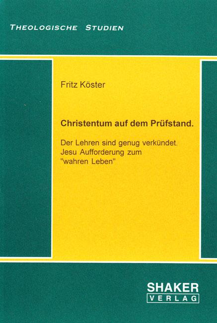 Cover-Bild Christentum auf dem Prüfstand.