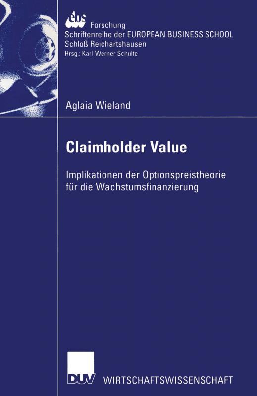 Cover-Bild Claimholder Value