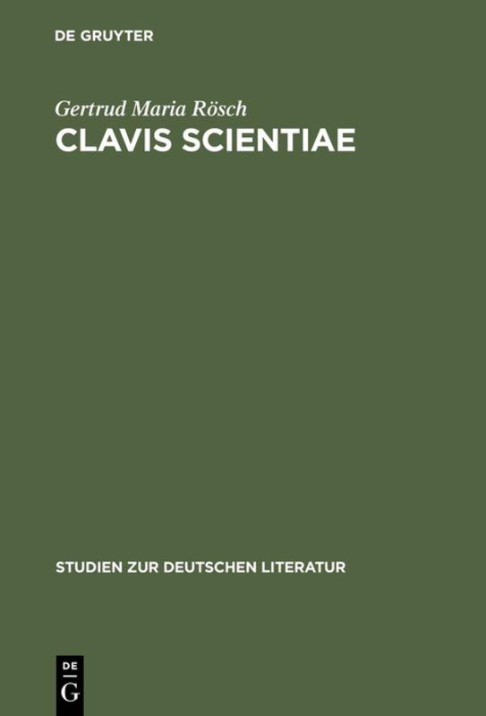 Cover-Bild Clavis Scientiae