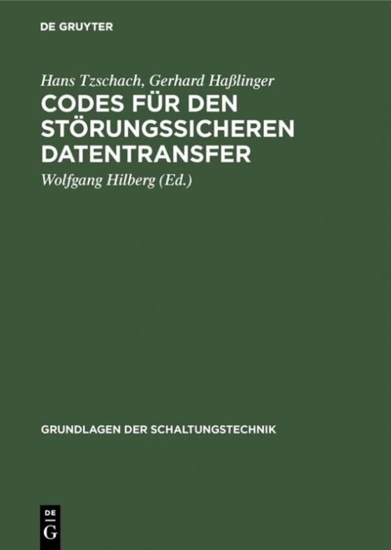 Cover-Bild Codes für den störungssicheren Datentransfer