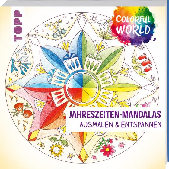 Cover-Bild Colorful World - Jahreszeiten-Mandalas