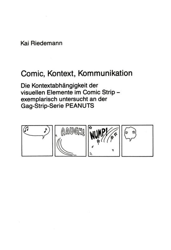 Cover-Bild Comic, Kontext, Kommunikation