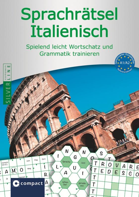 Cover-Bild Compact Sprachrätsel Italienisch - Niveau A1 & A2