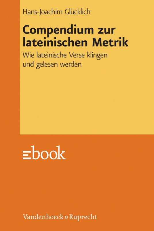 Cover-Bild Compendium zur lateinischen Metrik