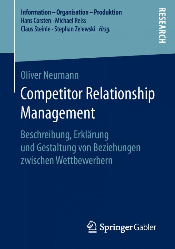 Cover-Bild Competitor Relationship Management