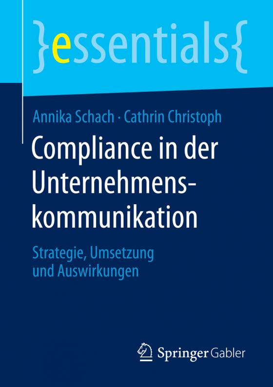 Cover-Bild Compliance in der Unternehmenskommunikation