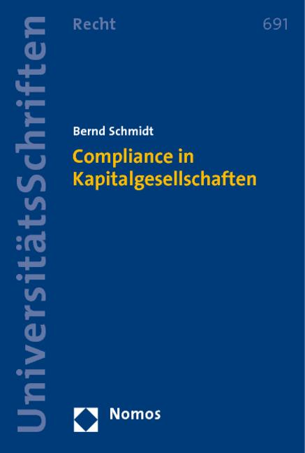 Cover-Bild Compliance in Kapitalgesellschaften