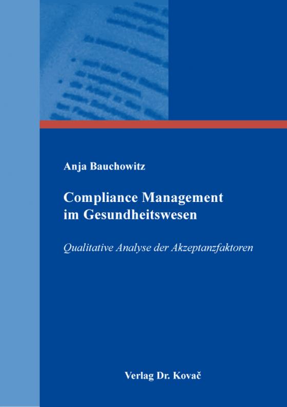 Cover-Bild Compliance Management im Gesundheitswesen
