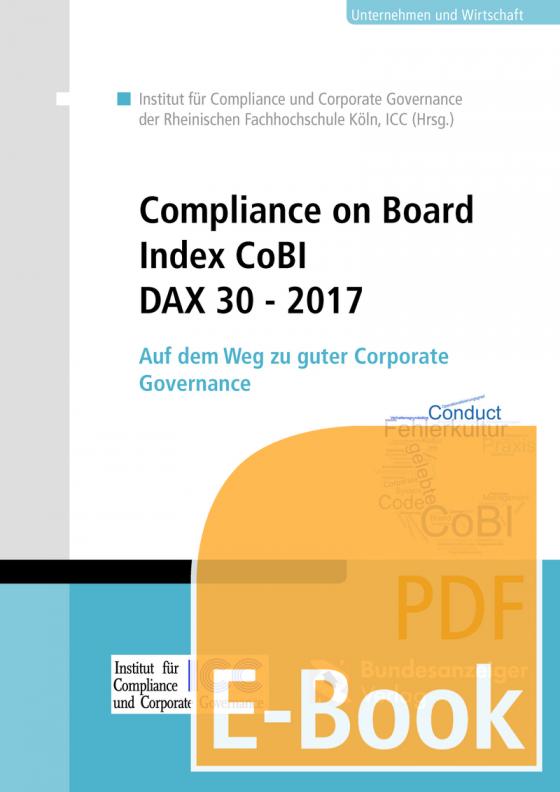 Cover-Bild Compliance on Board Index CoBI DAX 30 - 2017 (E-Book)