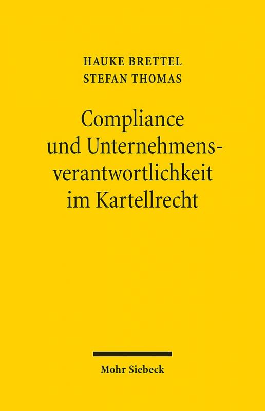 Cover-Bild Compliance und Unternehmensverantwortlichkeit im Kartellrecht