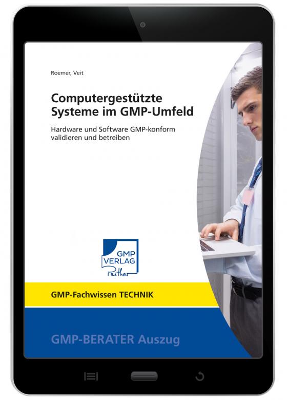 Cover-Bild Computergestützte Systeme im GMP-Umfeld