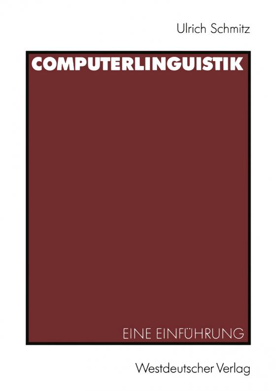 Cover-Bild Computerlinguistik