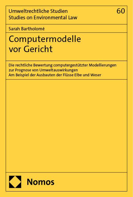 Cover-Bild Computermodelle vor Gericht