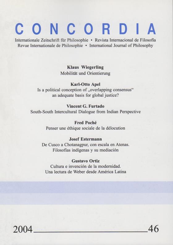 Cover-Bild Concordia - Internationale Zeitschrift für Philosophie Heft 46