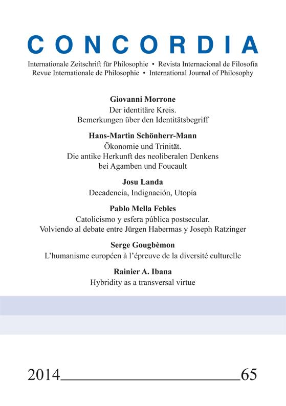 Cover-Bild Concordia - Internationale Zeitschrift für Philosophie Heft 66